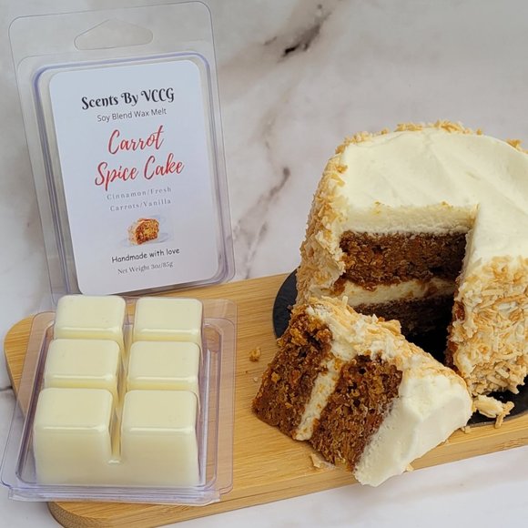 Carrot Spice Cake Soy Blend Wax Melt - Picture 2 of 2